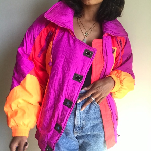 Vintage Jackets & Blazers - Vintage Color Block Jacket